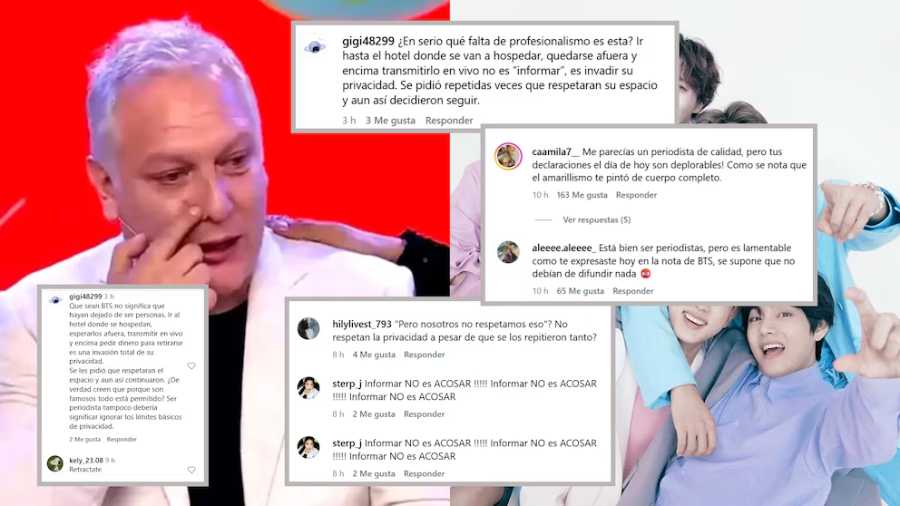Gunter Rave genera críticas de las ARMY tras anunciar cobertura sobre la estadía de BTS en Lima
