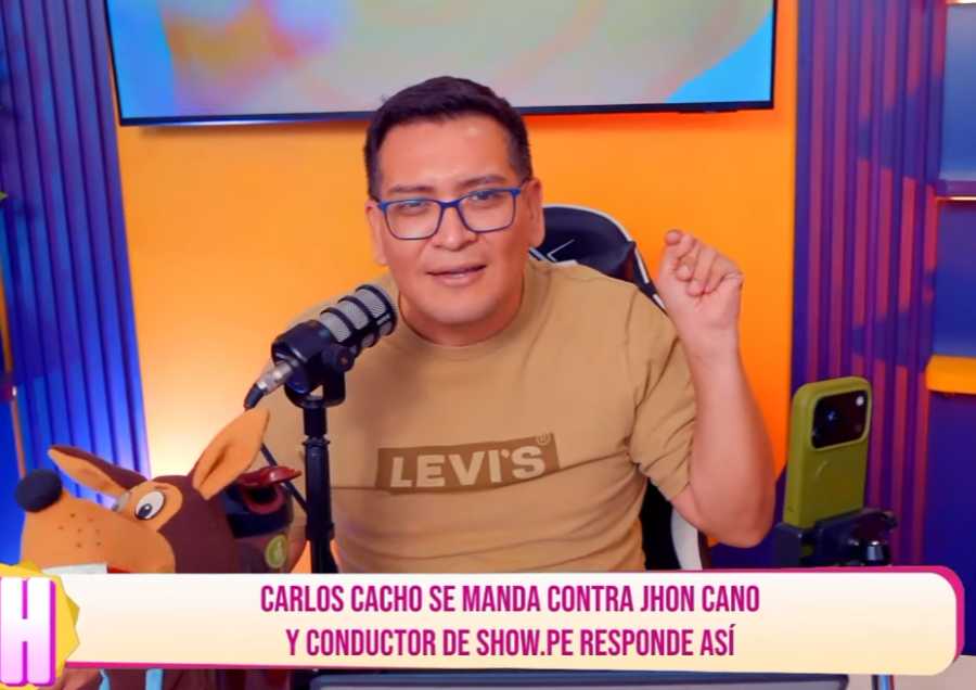 Jhon Cano responde a Carlos Cacho y marca distancia: “Aquí hay libertad de expresión, no libertinaje”