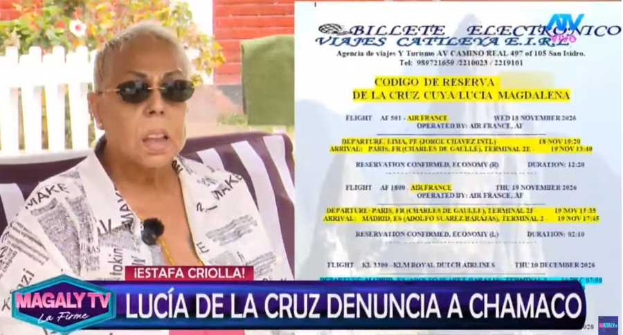 LUCÍA DE LA CRUZ DENUNCIA PRESUNTA ESTAFA DE LUISITO CAYCHO POR GIRA EN EUROPA Y ANUNCIA ACCIONES LEGALES: “¡GUERRA AVISADA!”