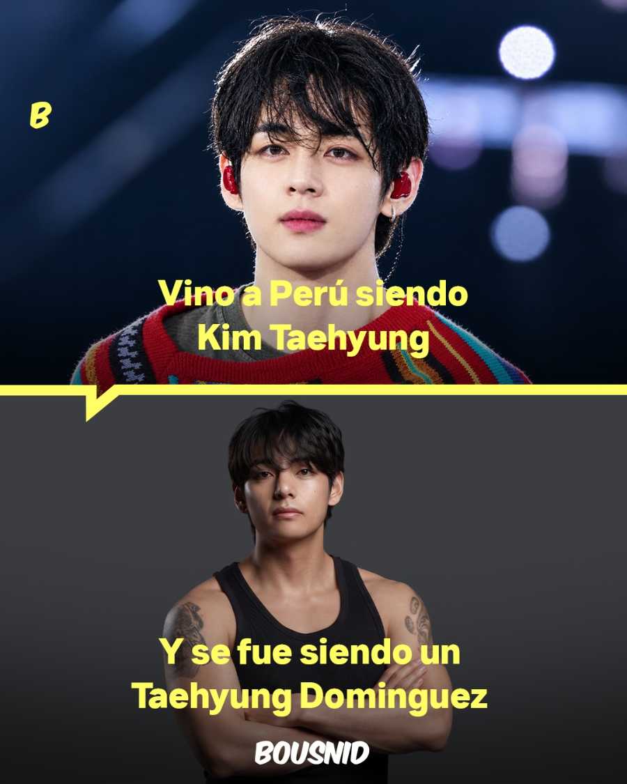 TAEHYUNG DE BTS ES COMPARADO CON CHRISTIAN DOMÍNGUEZ POR REPETIR FRASES EN CADA PAÍS