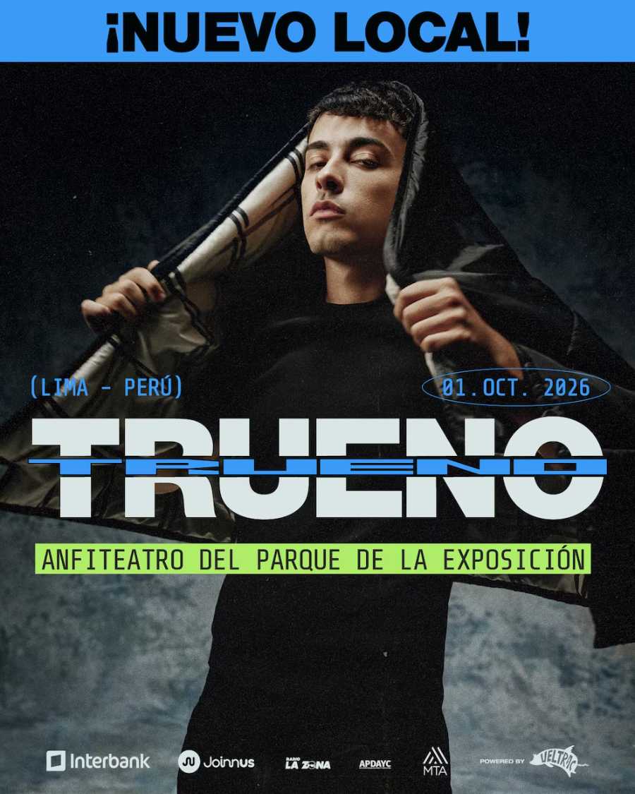 TRUENO CAMBIA DE LOCAL PARA SU CONCIERTO EN LIMA TRAS CLAUSURA DEL ARENA 1