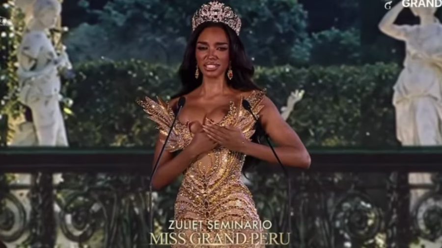 Zuliet Seminario sufre pequeño tropiezo en el Miss Grand International 2026 y divide opiniones en redes